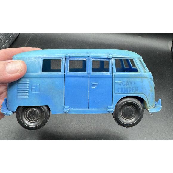 Vintage Atomic Era GAY Blue CAMPER Van by GAY TOYS INC -TO13 - Picture 7 of 7
